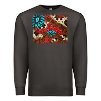 Smoke gemstone cowhide background Premium Sweatshirt - AdoDesignShop