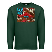Sports Green gemstone cowhide background Premium Sweatshirt - AdoDesignShop