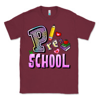 Burgundy preschool Classic Tee - RanaPortraitStore