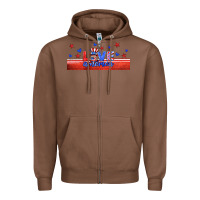 Chestnut love america gnome libbey cup Zipper Hoodie - HRA Design Shop