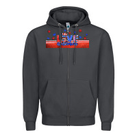 Smoke love america gnome libbey cup Zipper Hoodie - HRA Design Shop