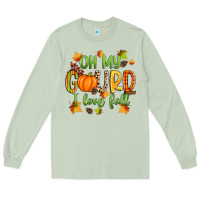 Matcha oh my gourd i love fall Long Sleeve Tee - Zillion Design Studio