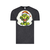 Vintage Black Grinch Vintage Tee - Unal Design