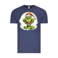 Vintage Denim Grinch Vintage Tee - Unal Design