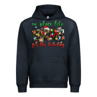 Navy no place like for the holiday Urban Hoodie - MaliasSmallBusiness