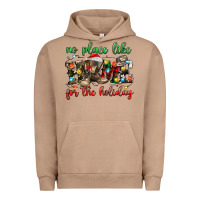 Pigment Burro no place like for the holiday Urban Hoodie - MaliasSmallBusiness