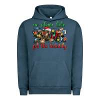 Pigment Midnight Navy no place like for the holiday Urban Hoodie - MaliasSmallBusiness
