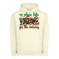 Pigment Pistachio no place like for the holiday Urban Hoodie - MaliasSmallBusiness