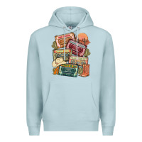 Blue Mist country cassette tapes Premium Hoodie - MaliasSmallBusiness