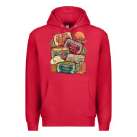 Cardinal country cassette tapes Premium Hoodie - MaliasSmallBusiness