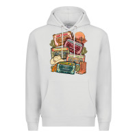 Dove Grey country cassette tapes Premium Hoodie - MaliasSmallBusiness