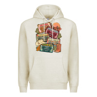 Oatmeal Heather country cassette tapes Premium Hoodie - MaliasSmallBusiness