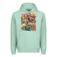 Seafoam country cassette tapes Premium Hoodie - MaliasSmallBusiness