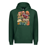 Sports Green country cassette tapes Premium Hoodie - MaliasSmallBusiness