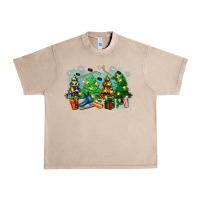 French Oak christmas trees with hockey Urban Heavy Tee - Zillion Design Studio