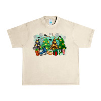 Sandshell christmas trees with hockey Urban Heavy Tee - Zillion Design Studio