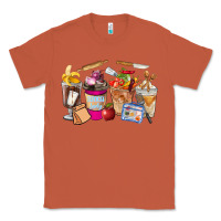 Copper Lunch Lady Coffee Cups Classic Tee - FaDigitalArtStudio
