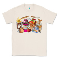 Natural Lunch Lady Coffee Cups Classic Tee - FaDigitalArtStudio