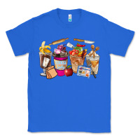 True Royal Lunch Lady Coffee Cups Classic Tee - FaDigitalArtStudio