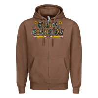 Chestnut school counselor Zipper Hoodie - CowhideDigitalArt