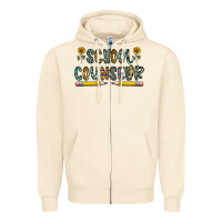 Sandshell school counselor Zipper Hoodie - CowhideDigitalArt