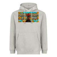 Moon Dust doberman with sunflowers license plate Heavyweight Hoodie - Artiststas