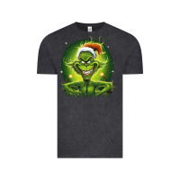 Vintage Black Grinch Vintage Tee - Unal Design