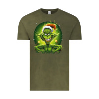 Vintage Olive Grinch Vintage Tee - Unal Design