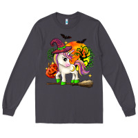 Smoke halloween unicorn Long Sleeve Tee - Zillion Design Studio