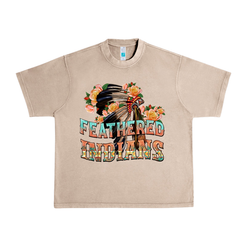 Feathered Indians Urban Heavy Tee by texasbilliewilder | Teevron