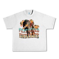Lunar Rock feathered indians Urban Heavy Tee - texasbilliewilder