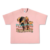 Salmon feathered indians Urban Heavy Tee - texasbilliewilder