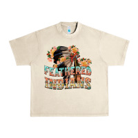 Sandshell feathered indians Urban Heavy Tee - texasbilliewilder