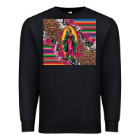 Black our lady of guadalupe serape background tumbler Premium Sweatshirt - Artiststas