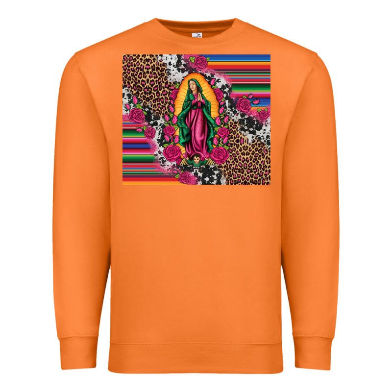 Our Lady Of Guadalupe Serape Background Tumbler Premium Sweatshirt by Artiststas | Teevron