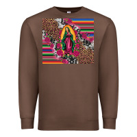 Chestnut our lady of guadalupe serape background tumbler Premium Sweatshirt - Artiststas