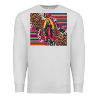 Dove Grey our lady of guadalupe serape background tumbler Premium Sweatshirt - Artiststas