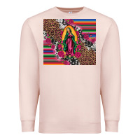 Pale Pink our lady of guadalupe serape background tumbler Premium Sweatshirt - Artiststas