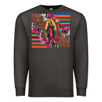 Smoke our lady of guadalupe serape background tumbler Premium Sweatshirt - Artiststas