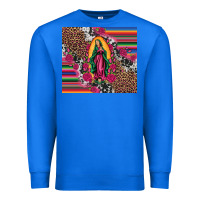 True Royal our lady of guadalupe serape background tumbler Premium Sweatshirt - Artiststas