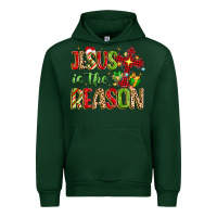 Forest Green jesus is the reason Urban Hoodie - MaliasSmallBusiness
