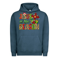 Pigment Midnight Navy jesus is the reason Urban Hoodie - MaliasSmallBusiness