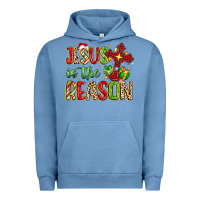 Pigment Pebble Blue jesus is the reason Urban Hoodie - MaliasSmallBusiness