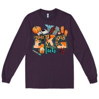 Plum ekg tech fall Long Sleeve Tee - AdoDesignShop