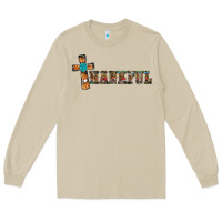 Mushroom thankful pumpkin cross Long Sleeve Tee - RanaPortraitStore