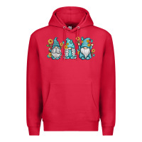 Cardinal sunflower gnomes Premium Hoodie - MaliasSmallBusiness