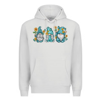 Dove Grey sunflower gnomes Premium Hoodie - MaliasSmallBusiness