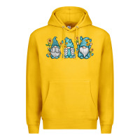 Lemon sunflower gnomes Premium Hoodie - MaliasSmallBusiness