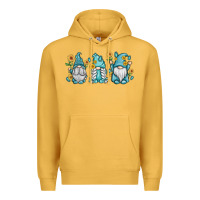 Mustard sunflower gnomes Premium Hoodie - MaliasSmallBusiness