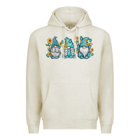 Oatmeal Heather sunflower gnomes Premium Hoodie - MaliasSmallBusiness